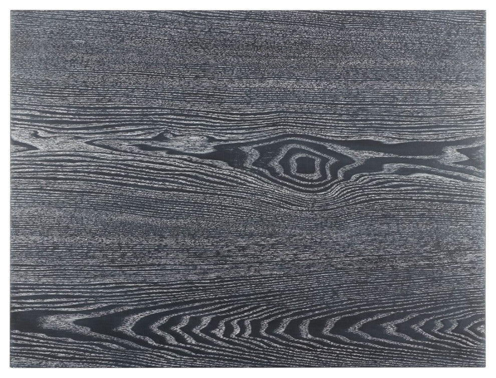 Safavieh Couture Laila Lacquer Chest Black Cerused Oak