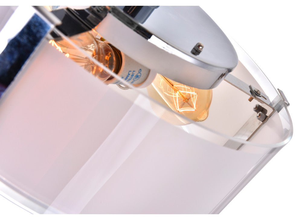 Lucie 3 Light Drum Shade Chandelier With Chrome Finish