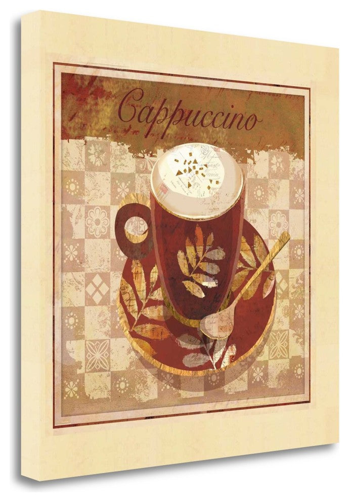 "Cappuccino" By Linda Maron, Giclee Print on Gallery Wrap Canvas, Ready to Hang