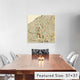 "Abstract City Map of Cleveland" by Jazzberry Blue, 37x37x1.5