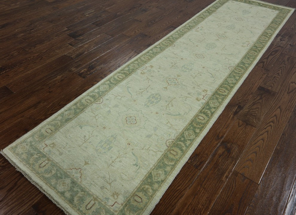 3'x10' Chobi Peshawar Oriental Wool Runner, MC621