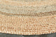 Two Toned Organic Jute Area Rug, 6' Round
