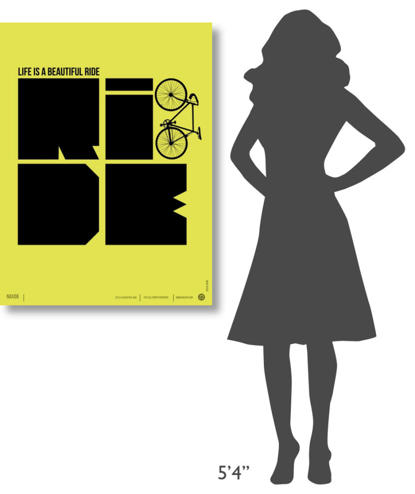"Life is a Ride" Poster Fine Art Print
