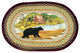 Earth Rugs OP-395 Cabin Bear Oval Patch 20" x 30"