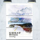 "England Cold Landscape" Metal Wall Art, 3 Panels, 28"x36"