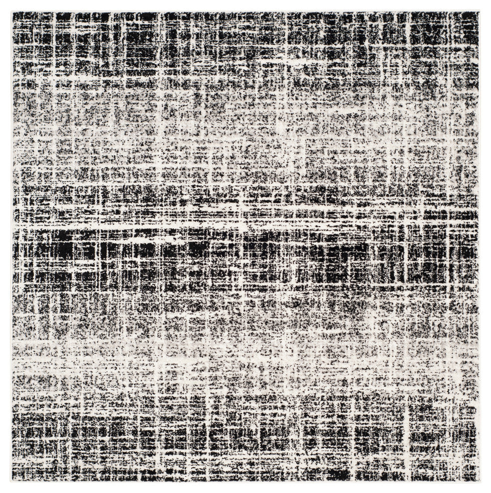 Safavieh Adirondack Collection, ADR116 Rug, Ivory/Black, 6' Square