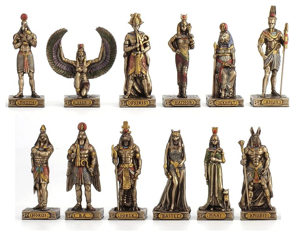 Egyptian Gods Set -  Classic Statue Sculpture