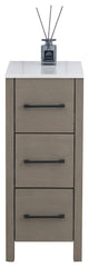 Vanity Art Vanity Cabinet, 12", Driftwood Gray