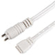 12" Lead Wire for InvisiLED 24V Transformer to Tape Light, White