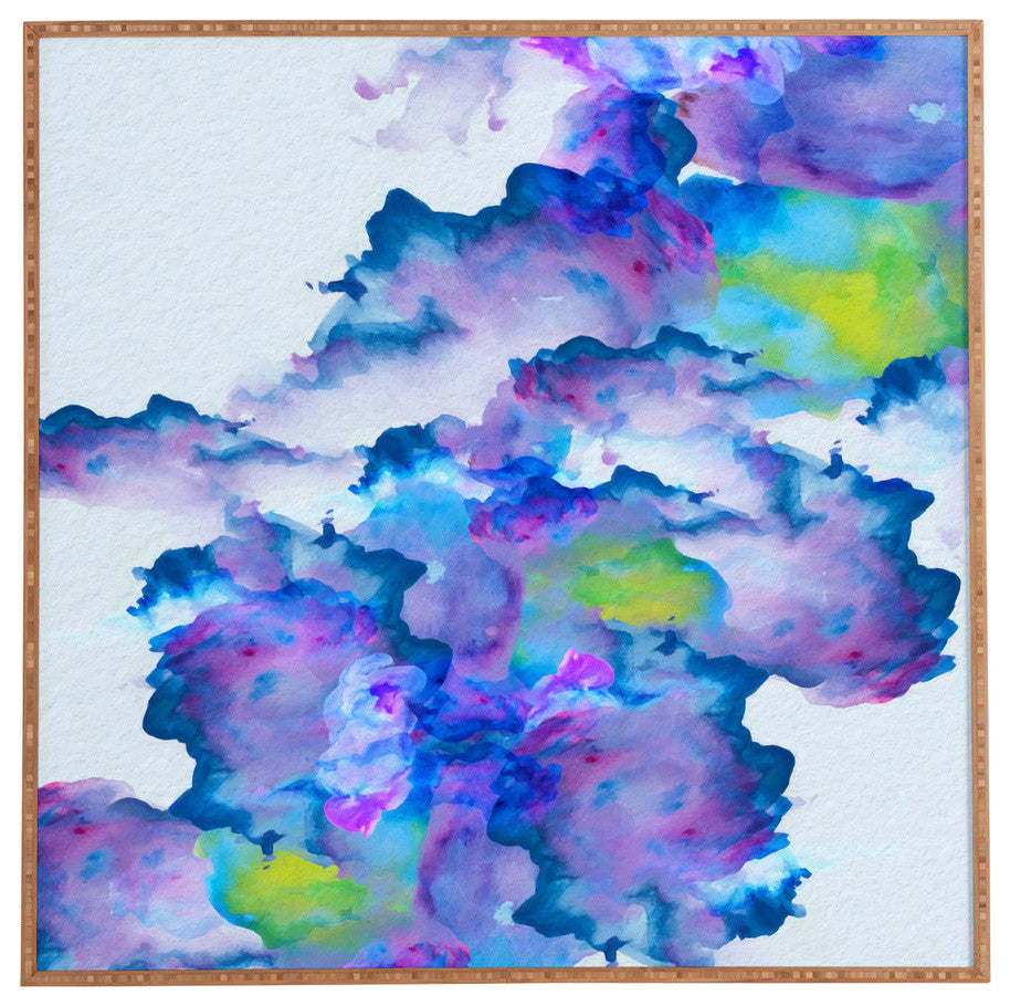 Deny Designs Viviana Gonzalez Watercolor Love 2 Framed Wall Art