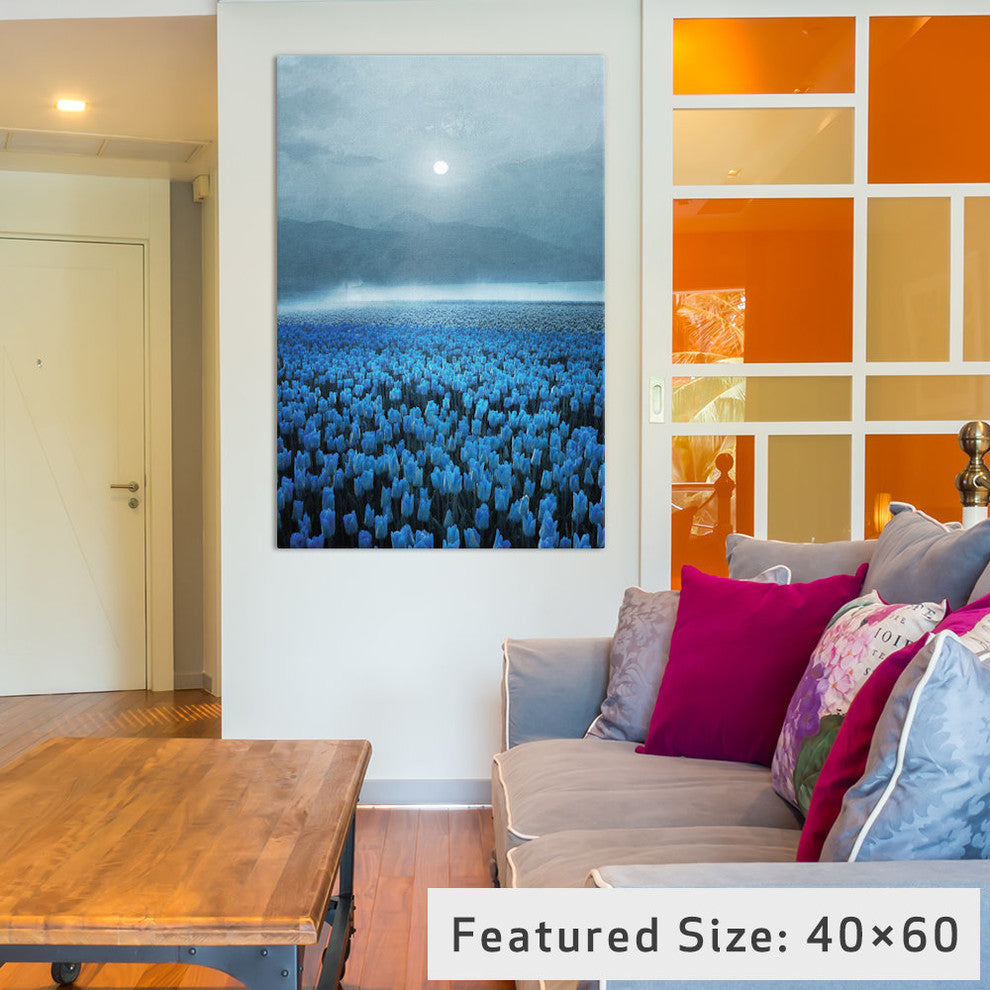 "Magical Tulips" by Viviana Gonzalez, 40x26x1.5