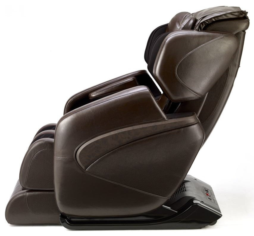 Jin Deluxe L-Track Massage Chair w/ Zero Gravity | Full Body Massage, Espresso