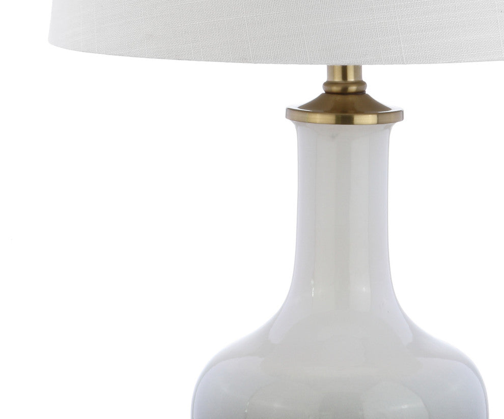 Gradient 25" Ceramic and Brass Table Lamp