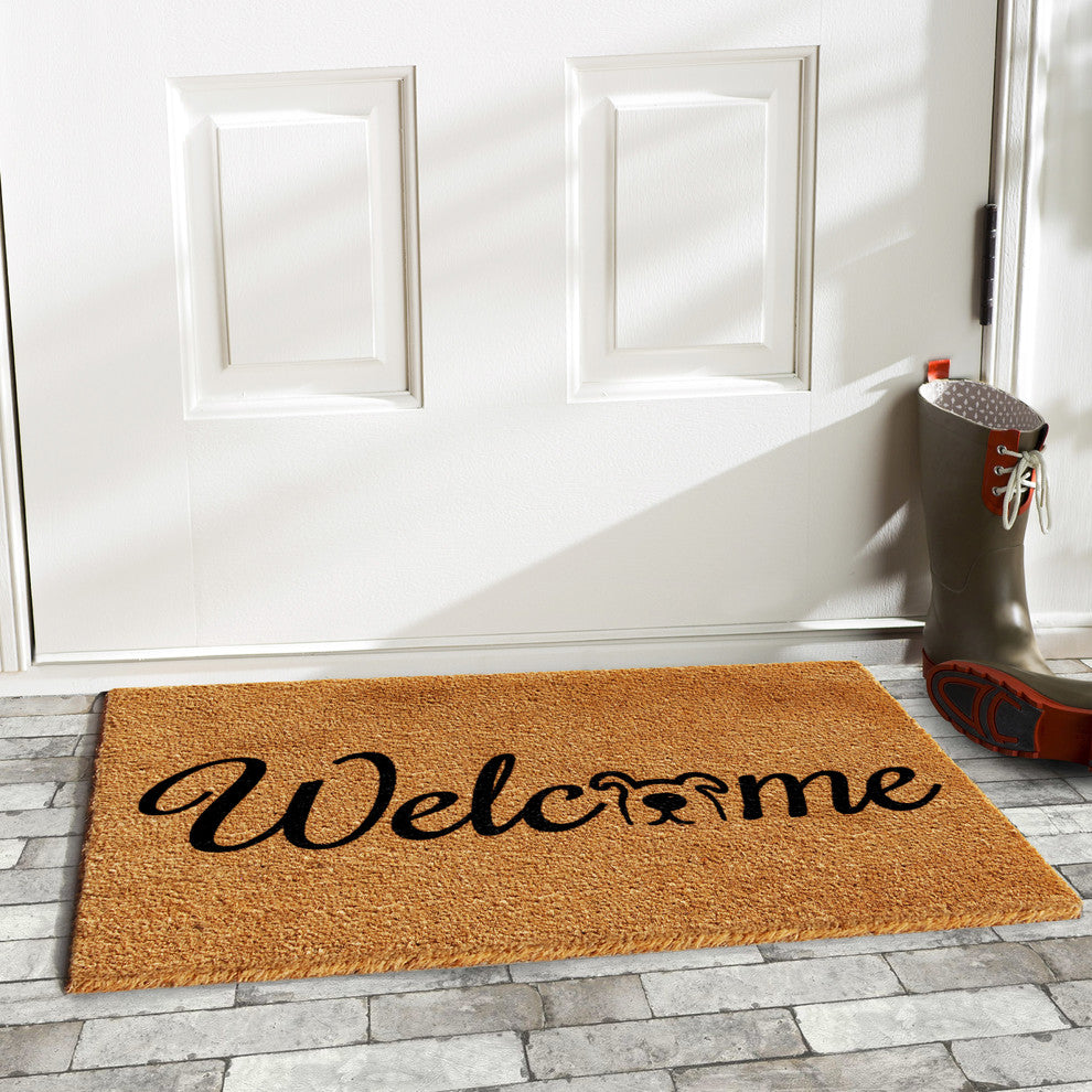 Doggie Welcome Doormat, 17"x29"