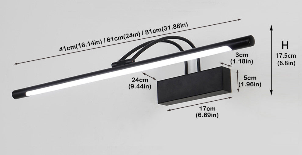 1-Light LED Makeup Mirror Concise Bathroom Vanity light, 11w