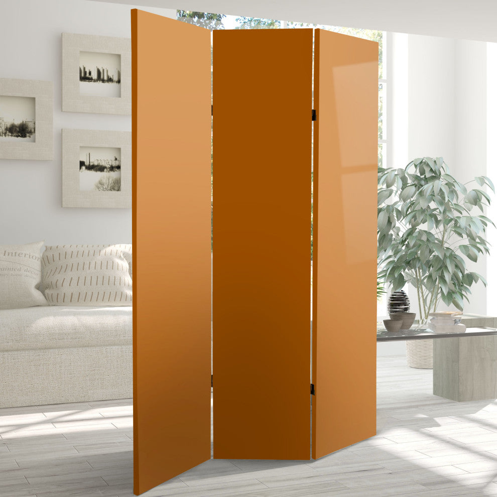 6' Tall Double Sided Sienna Canvas Room Divider