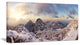"Huangshan Hill Snow in Winter" Landscape Wall Art Print, 32"x16"