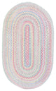 Capel Baby's Breath Natural 0450_610 Braided Rugs - 11' 4" X 14' 4" Oval