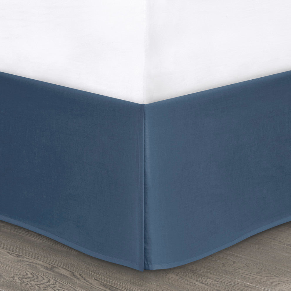 Shawnee Traditional Diamond Quilting 8-Piece Comforter Set, Blue, Queen