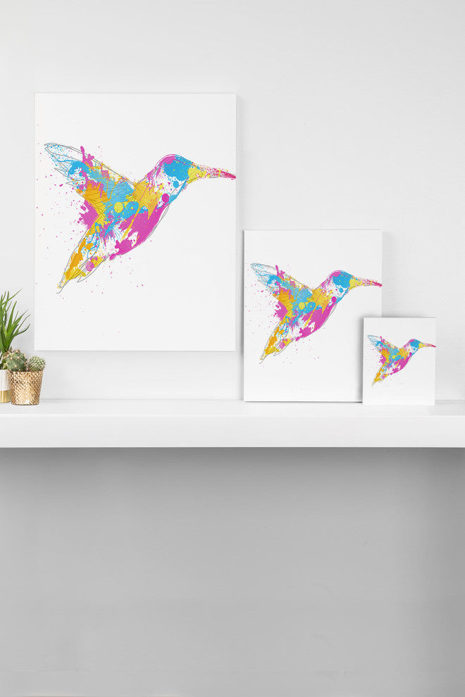 Deny Designs Robert Farkas Bird Of Colour Art Canvas