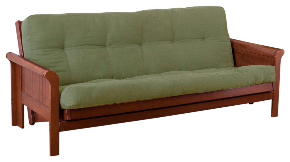 Blazing Needles Renewal 6" Twill Full Futon Mattress, Sage