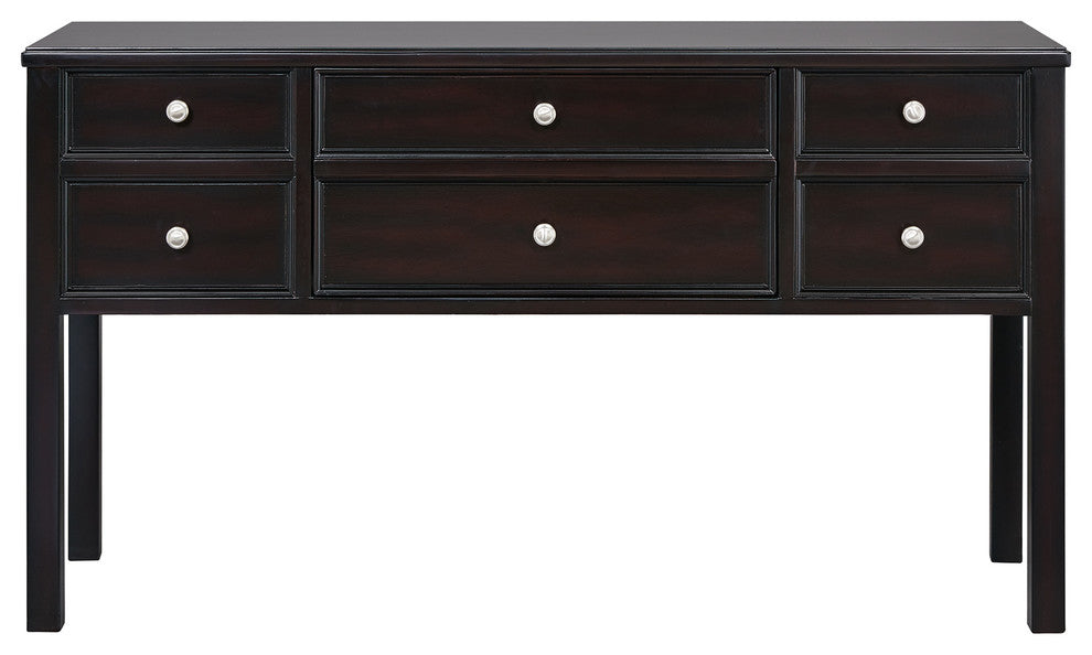 Madison Park Signature Ebony Classic 30" Console Table