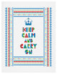 Deny Designs Andi Bird Keep Calm And Carry On Art Print
