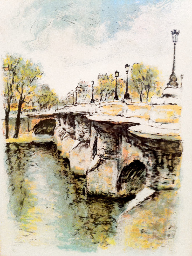 "Canal And Bridge" Artwork