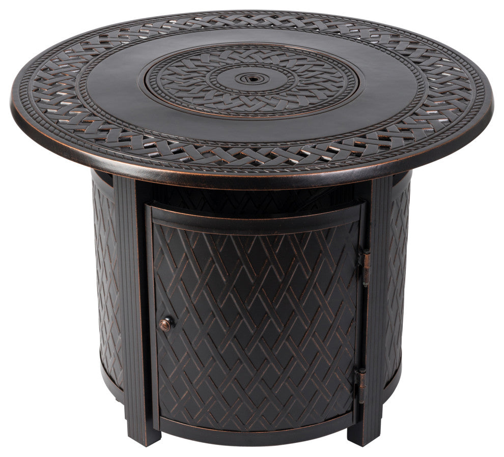 Wagner Round Alumimum LPG Fire Pit