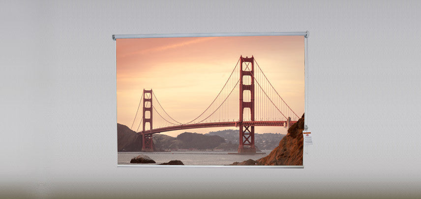 "Golden Gate Bridge" Artwork, 3' Shade, Blackout