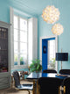 Spades Hanging Pendant Lamp, White, Deluxe