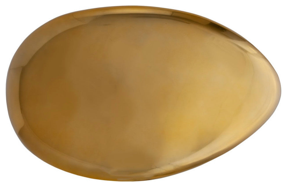 River Stone Coffee Table, Liquid Gold, Large