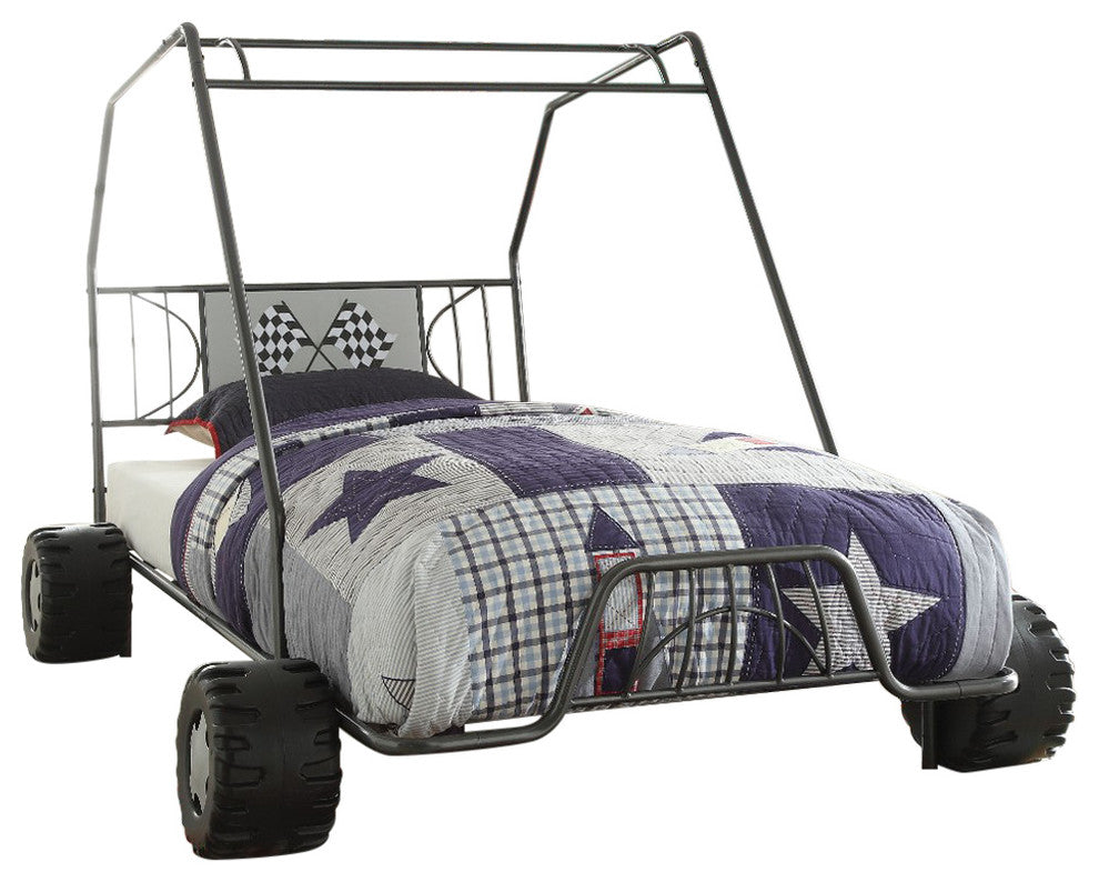 ACME Xander Bed Go Kart, Twin, Gunmetal