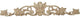 36"W x 6 1/4"H x 1"D Large Marseille Center with Scrolls, Alder
