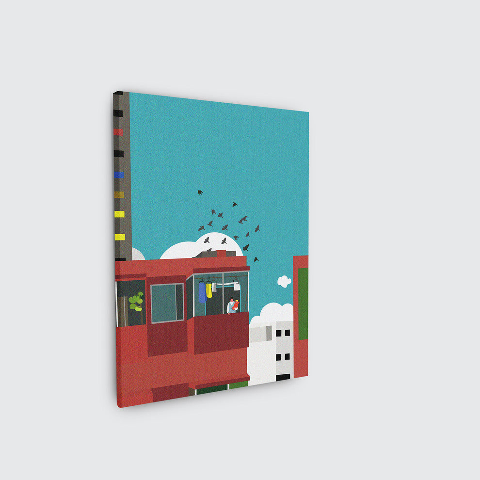 Mod Made "An afternoon in the North" Canvas Wall Art, 11"x16"