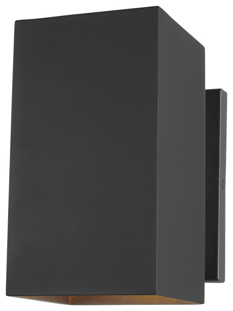 Pohl 1-Light Outdoor Wall Lantern, Black