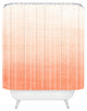 Social Proper Peach Ombre Shower Curtain