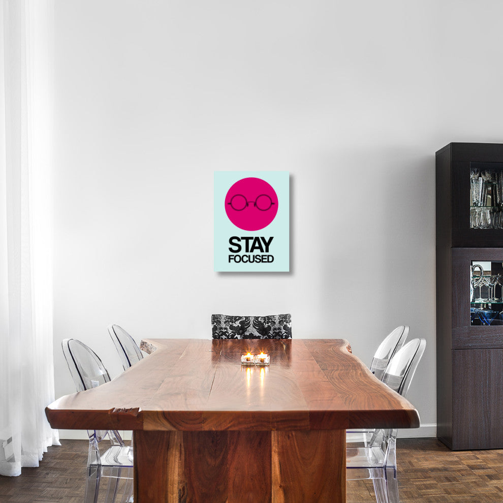 "Stay Focused Circle Poster 1" Fine Art Print