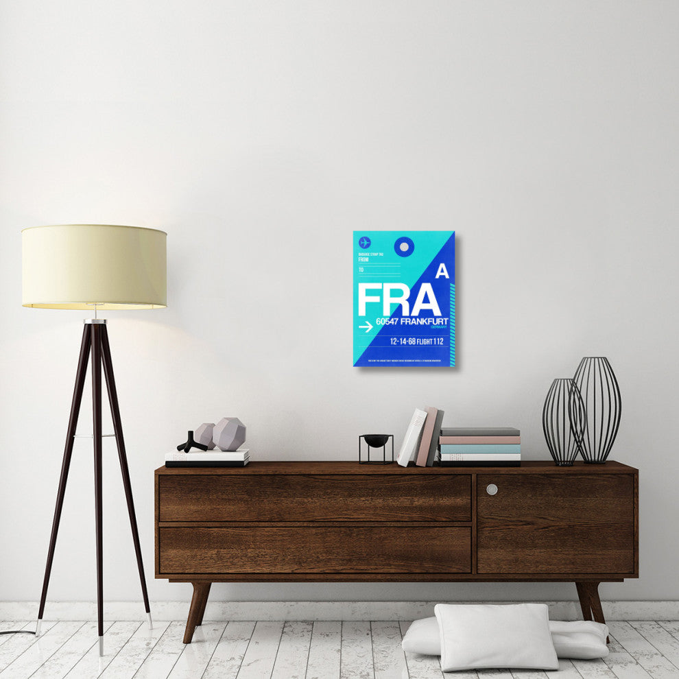 "FRA Frankfurt Luggage Tag 1" Fine Art Print