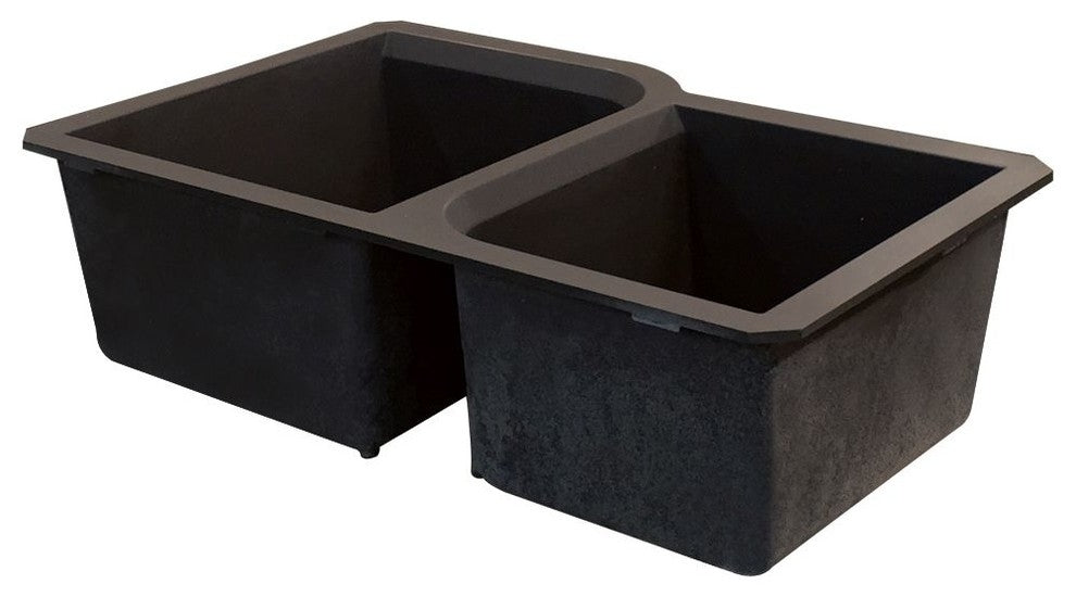 Transolid Radius Granite 31-in Undermount Kitchen Sink