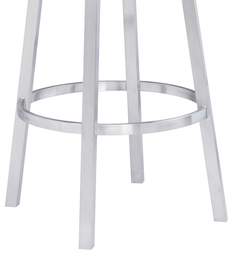 Madrid Swivel Stool, Black, 26"