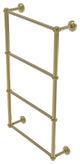 Dottingham 4 Tier 30" Ladder Towel Bar with Twisted Detail, Unlacquered Brass
