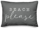 Beach Please Outdoor Lumbar Pillow