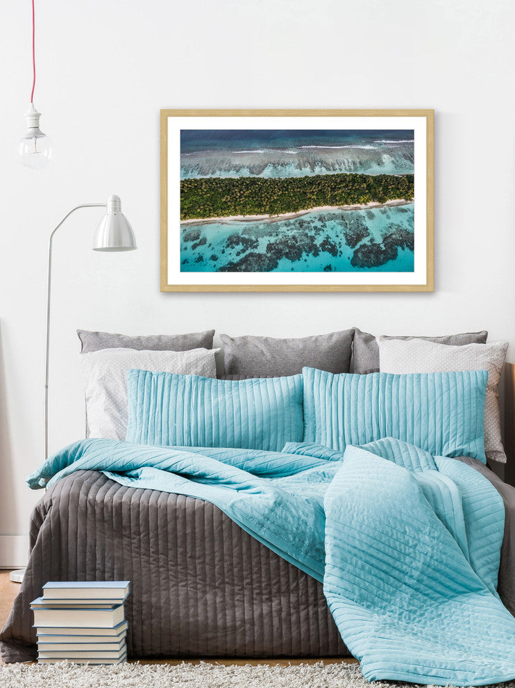 "Big Waves" Framed Painting Print