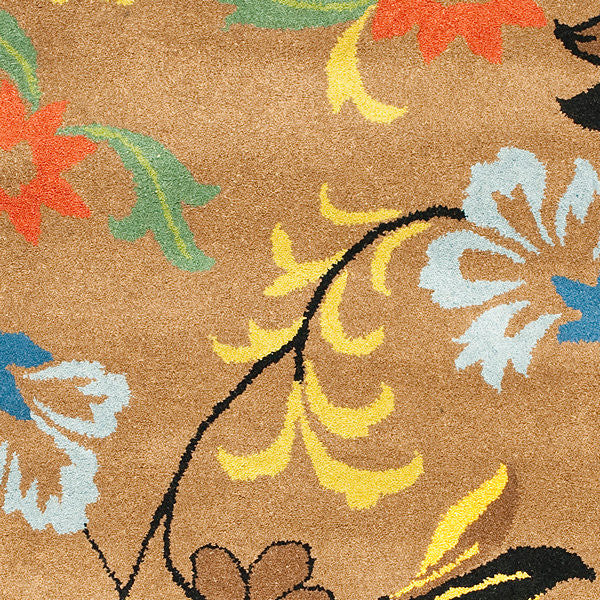 Safavieh Soho Soh736A Floral Rug, Brown/Multi, 9'6"x13'6"
