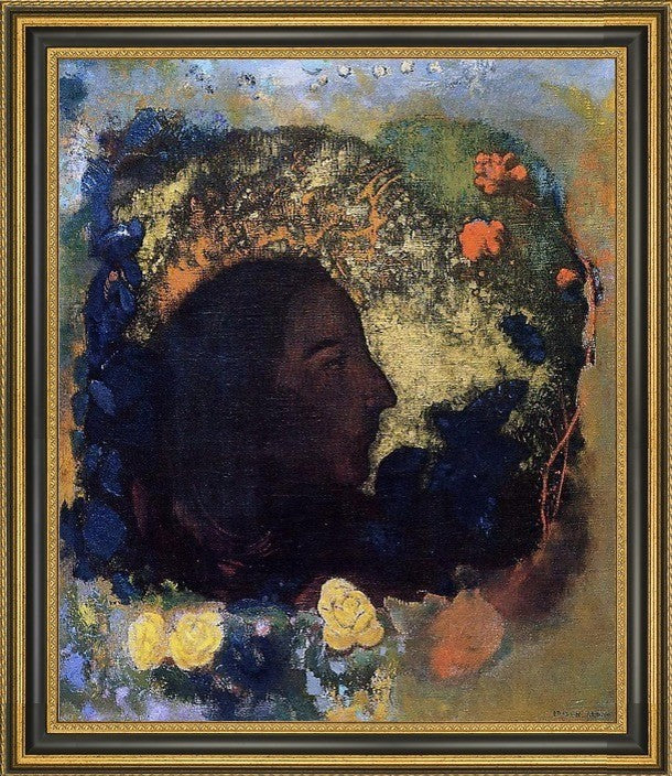 Odilon Redon Black Profile (Gauguin)