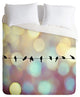 Deny Designs Shannon Clark Birds And Bokeh Duvet Cover - Lightweight