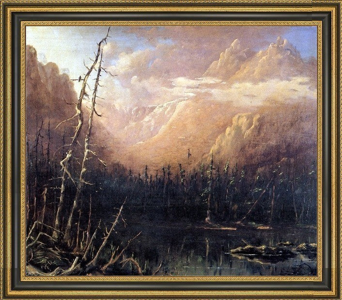 John Twachtman Tuckerman's RavineFramed Premium Canvas Print, 16"x20"