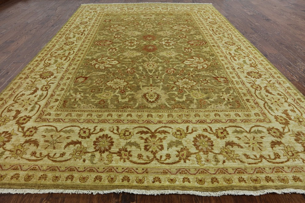 9'x12' Traditional Chobi Peshawar Oriental Area Rug, W2225