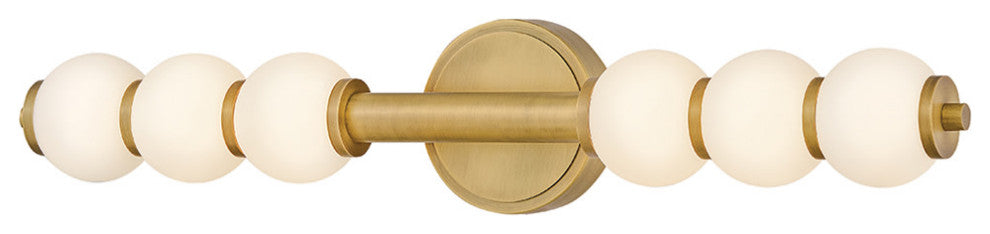 Hinkley Trigo Large Led Sconce, Lacquered Brass